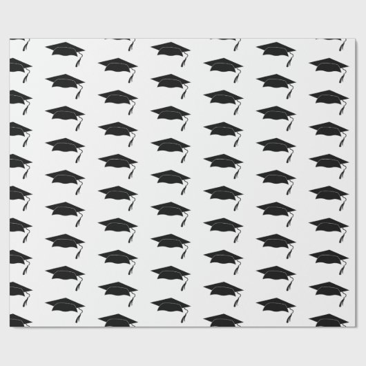 Afstuderen het Patroon van de Klep van de Korrel Cadeaupapier (Vlak)