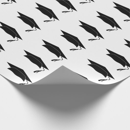 Afstuderen het Patroon van de Klep van de Korrel Cadeaupapier (Hoek)