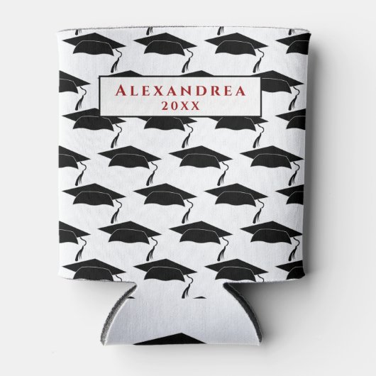 Afstuderen het Pet van de Klasse van het Afstudere Blikjeskoeler (Voorkant)