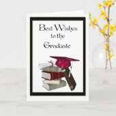 Afstuderen het Rode Pet Kaart (Gele Bloem)