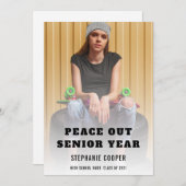 Afstuderen het Senior Year Afstuderen van de Vrede Aankondiging (Voorkant / Achterkant)