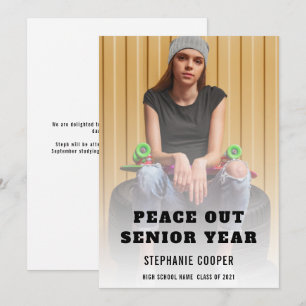 Afstuderen het Senior Year Afstuderen van de Vrede Aankondiging