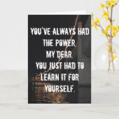 Afstuderen/het Wenskaart van Gelukwensen Kaart (Gele Bloem)