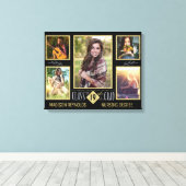 Afstuderen High School College Afstudeerder Foto C Canvas Afdruk (Insitu (Houten vloer))