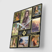 Afstuderen High School College Afstudeerder Foto C Vierkante Klok (Hoek)