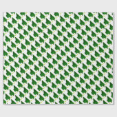 Afstuderen High School, College Green Pet Pattern Cadeaupapier (Vlak)