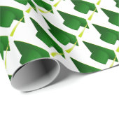 Afstuderen High School, College Green Pet Pattern Cadeaupapier (Rol Hoek)