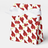 Afstuderen High School, College rood Pet Bedankdoosjes (Voorkant Zijde)