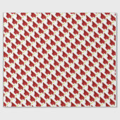 Afstuderen High School, College rood Pet Cadeaupapier (Vlak)