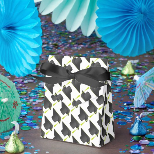 Afstuderen High School, College zwart Pet Bedankdoosjes (Feest)