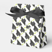 Afstuderen High School, College zwart Pet Bedankdoosjes (Voorkant Zijde)