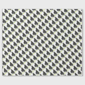 Afstuderen High School, College zwart Pet Cadeaupapier (Vlak)