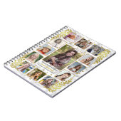 Afstuderen High School Photo Collage | Goudmarmer Notitieboek (Linkerzijde)