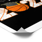 Afstuderen Hogere Poster Basketball Player (Hoek)