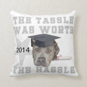 Afstuderen hond Mojo pillow Kussen