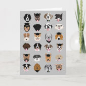 Afstuderen-hondgezichten Kaart (Voorkant)
