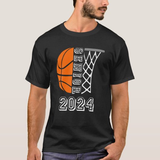 Afstuderen honkbal van 2024 Afstuderen met hoge kw T-shirt (Voorkant)