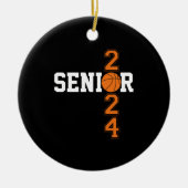 Afstuderen honkbal van 2024 Afstuderen van topklas Keramisch Ornament (Voorkant)