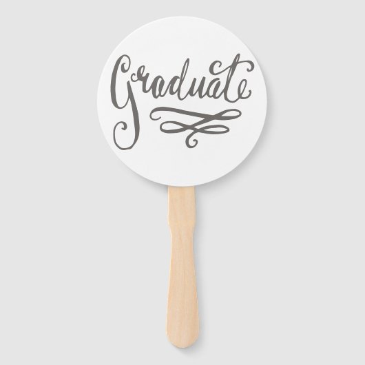 Afstuderen Hooray! Ventilatoren Handwaaier (Voorkant)