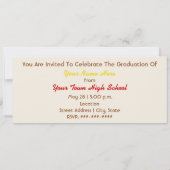 Afstuderen Hotdog Met Mosterd Klasse van 2024 Kaart (Achterkant)