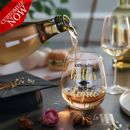 Afstuderen Hotter door Één Graad Wijnglas Zonder Voet