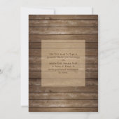 Afstuderen Houtsnaarlampjes Foto bedankt Aankondiging (Achterkant)