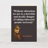 Afstuderen Humor Kaart (Voorkant)