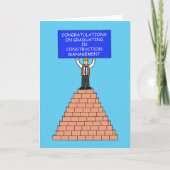 Afstuderen in bouwmanagement. kaart (Voorkant)