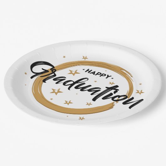 Afstuderen in stijl: Party-Perfect tafelgerei Papieren Bordje (Gekanteld)