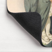 Afstuderen in vintage-stijl, gefeliciteerd afgestu muismat (Hoek)