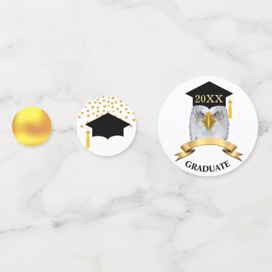 Afstuderen in Zwart & Goud Confetti (Voorkanten)