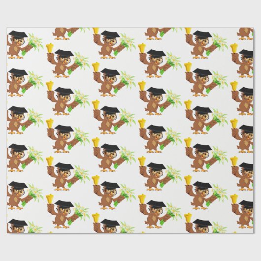 Afstuderen-inpakpapier Cadeaupapier (Vlak)