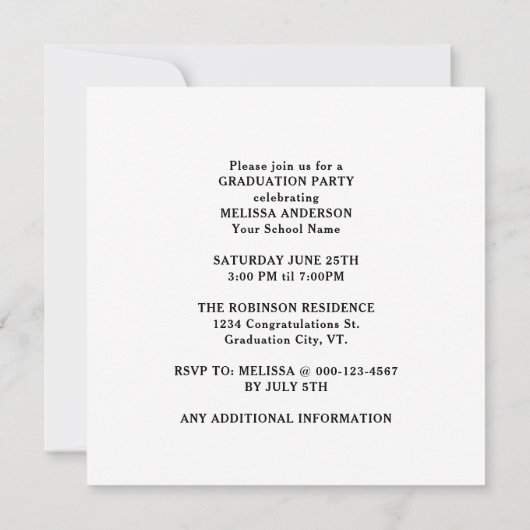 Afstuderen Inspirerend 5 Fotocollage Afstuderen Kaart (Achterkant)