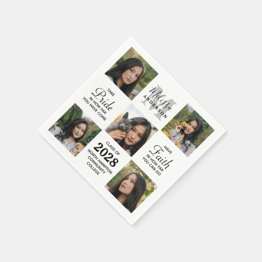 Afstuderen Inspirerend 5 Fotocollage Afstuderen Servet (Hoek)