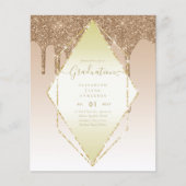 AFSTUDEREN INVITEERT - Glitter Girly Glamor uitdro (Voorkant)