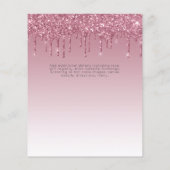 AFSTUDEREN INVITEERT - Glitter Girly Glamor uitdro (Achterkant)