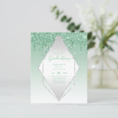 AFSTUDEREN INVITEERT - Glitter Girly Glamor uitdro (Staand voorkant)