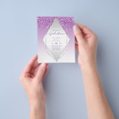 AFSTUDEREN INVITEERT - Glitter Girly Glamor uitdro Flyer (Hand)