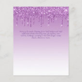 AFSTUDEREN INVITEERT - Glitter Girly Glamor uitdro Flyer (Achterkant)