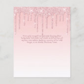 AFSTUDEREN INVITEERT - Glitter Girly Glamor uitdro Flyer (Achterkant)