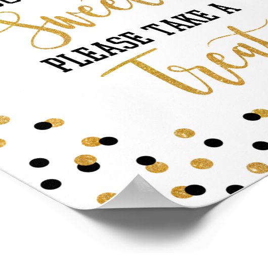 Afstuderen is fijn. Neem een Treatbord. Poster (Hoek)