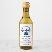 Afstuderen is geschikt voor moderne rode witte en wijn etiket (Voorkant)