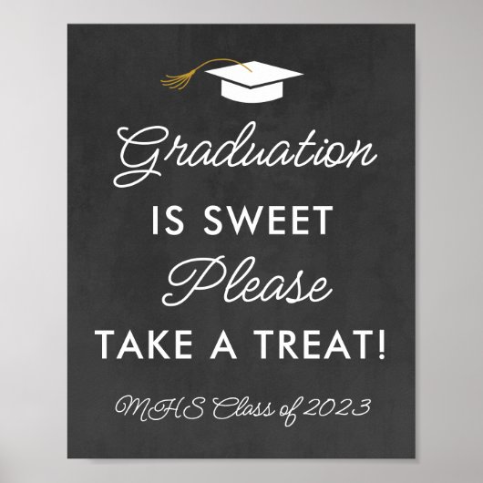 Afstuderen is niet geschikt Aangepast om een Aange Poster (Voorkant)