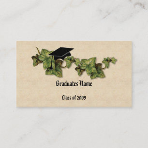 Afstuderen Ivy Name Card Contactkaartje