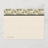 Afstuderen Ivy Party Uitnodiging Briefkaart (Achterkant)