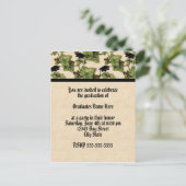 Afstuderen Ivy Party Uitnodiging Briefkaart (Staand voorkant)