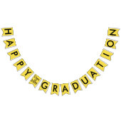 Afstuderen JAAR Geel Zwart Vlaggetjes (Alle)