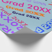 Afstuderen Jaar Gepersonaliseerde Aangepaste Word  Cadeaupapier (Hoek)