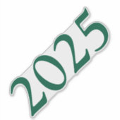 Afstuderen Jaar Sticker (Voorkant)