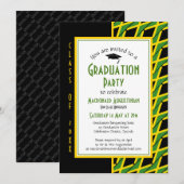 AFSTUDEREN JAMAICA Jamaican Patriotic Kaart (Voorkant / Achterkant)